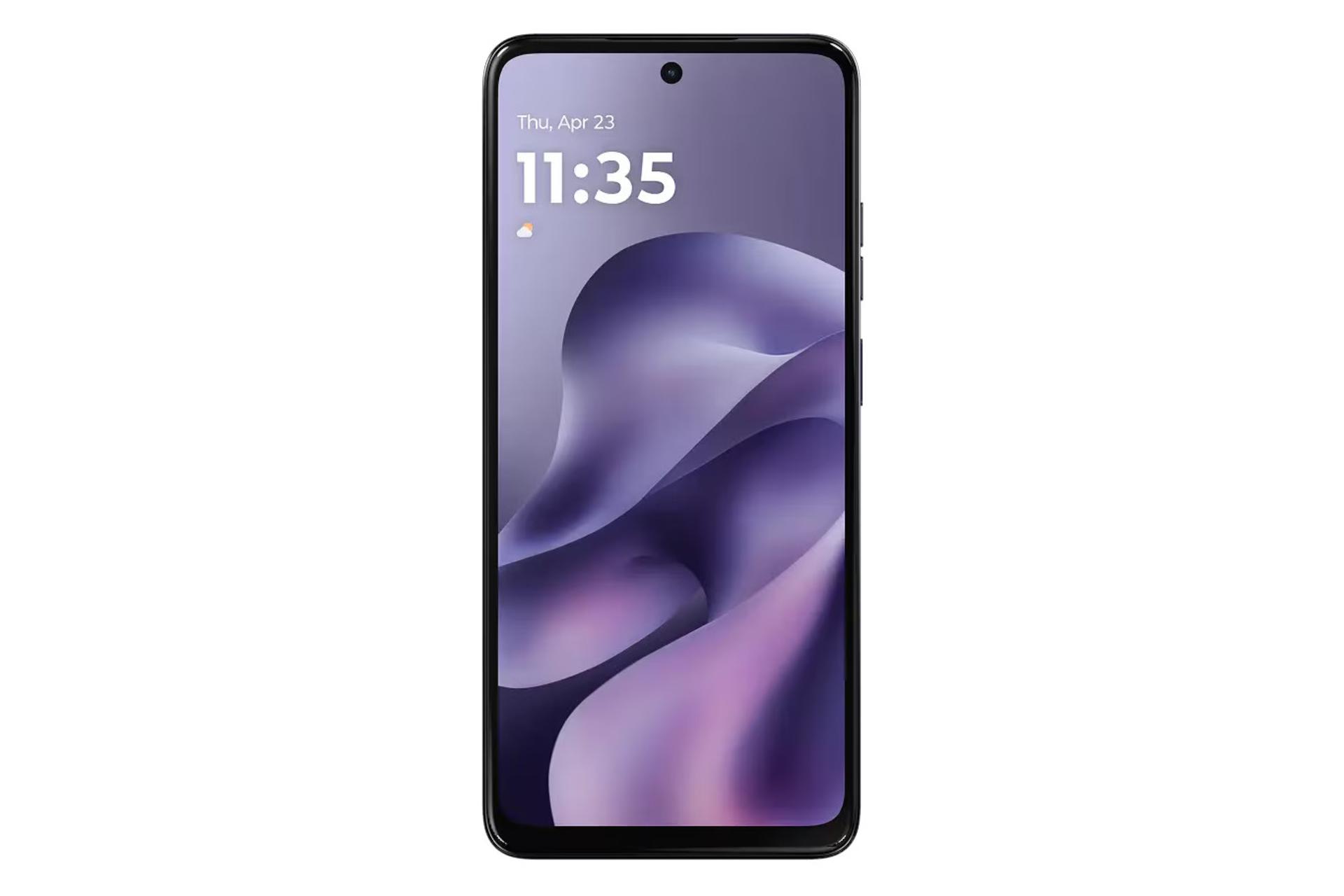 پنل جلو و صفحه نمایش گوشی موبایل موتو G17 موتورولا سرمه ای تیره / Motorola Moto G17