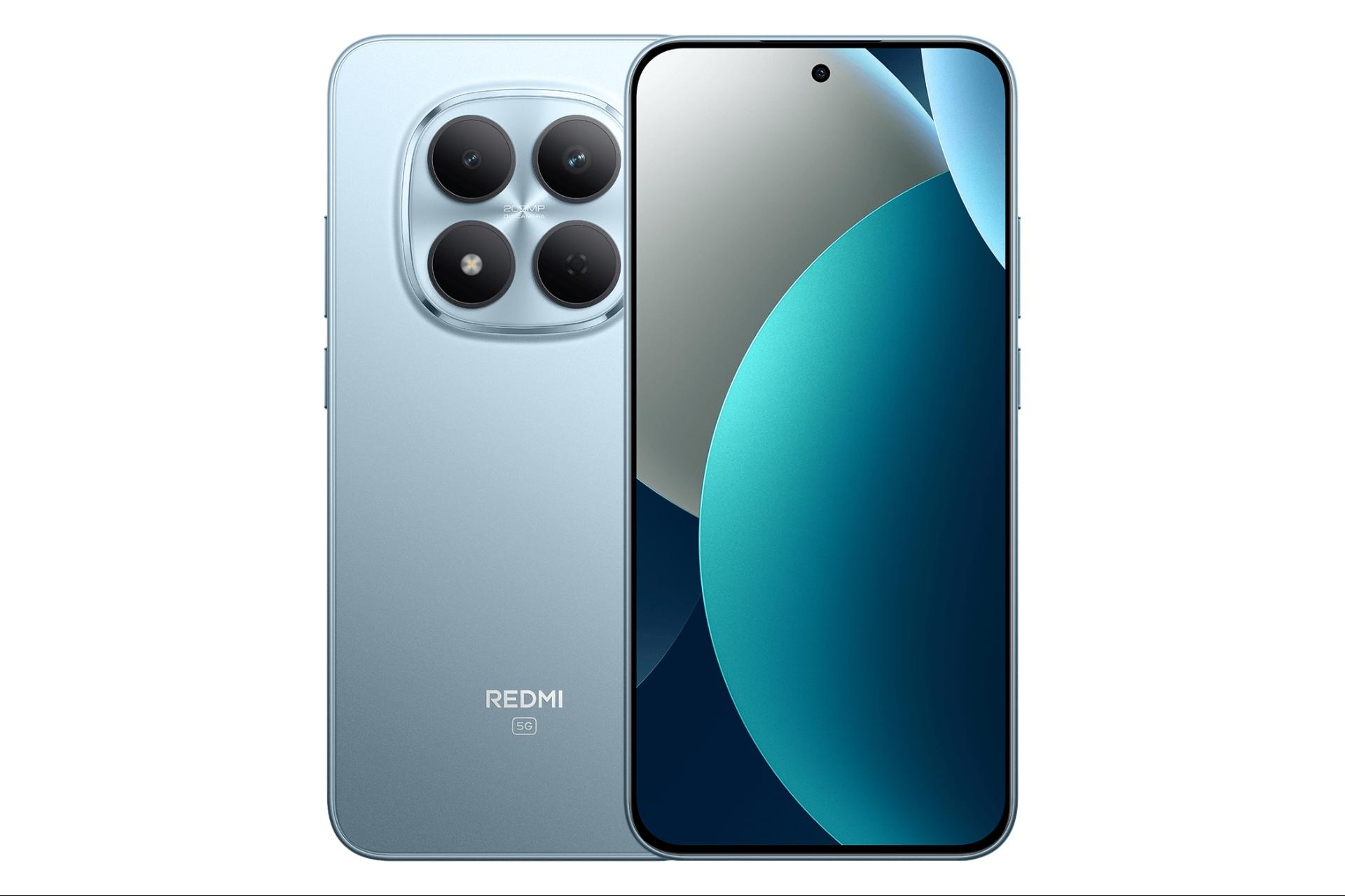 پنل جلو و پشت گوشی موبایل ردمی نوت 15 پرو شیائومی 5G نسخه گلوبال آبی روشن / Xiaomi Redmi Note 15 Pro 5G Global