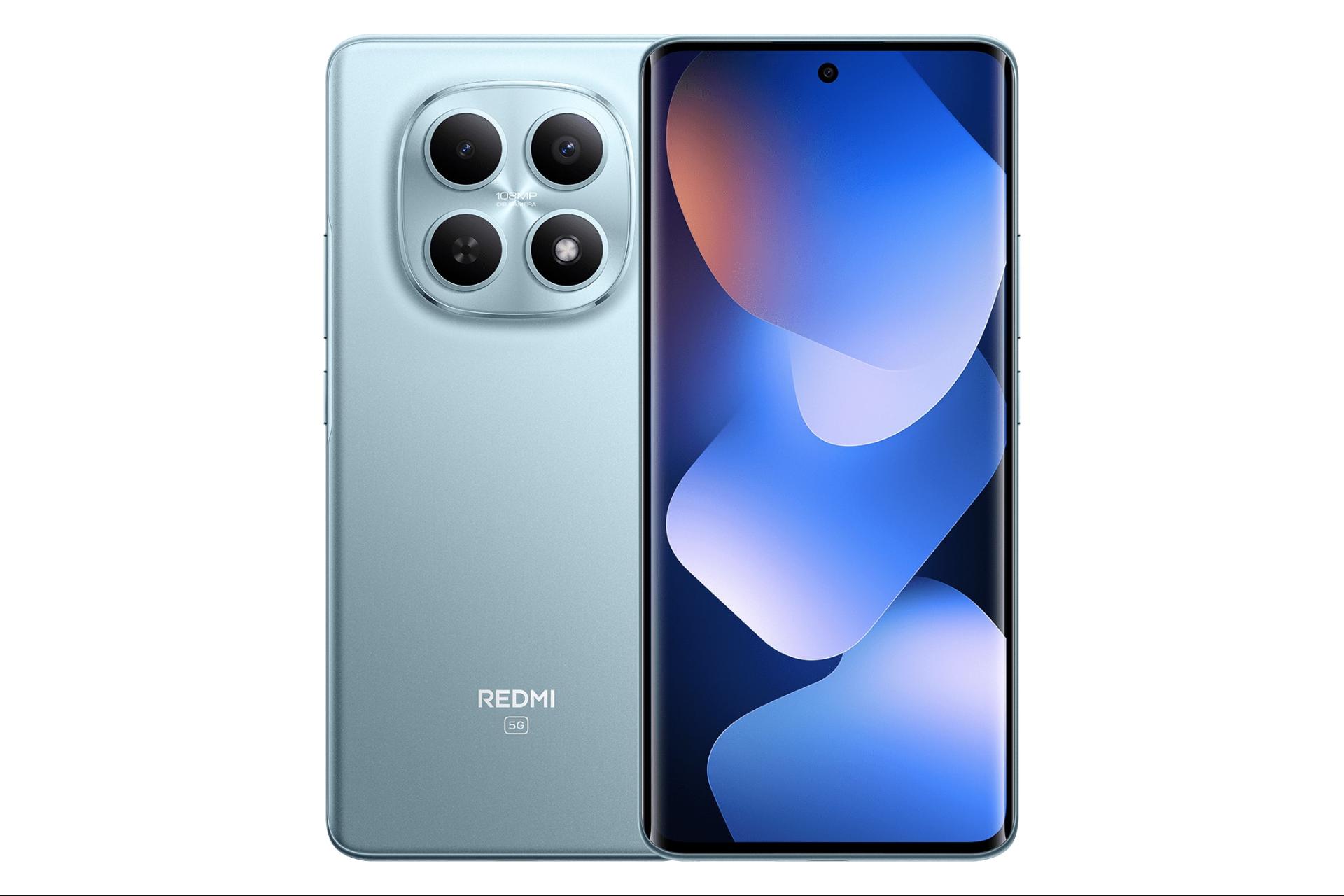 پنل جلو و پشت گوشی موبایل ردمی نوت 15 شیائومی 5G نسخه گلوبال آبی روشن / Xiaomi Redmi Note 15 5G Global