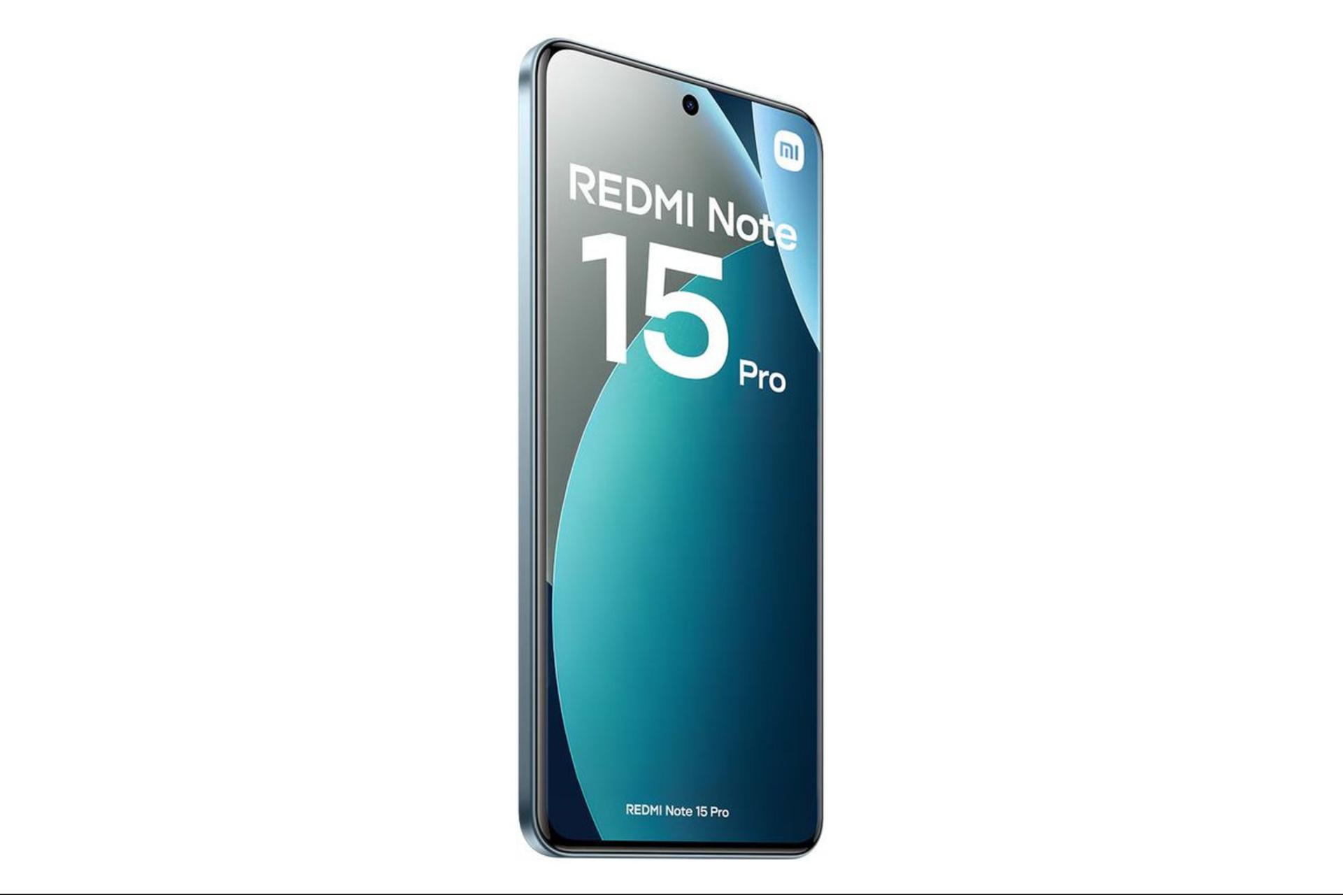 پنل جلو و صفحه نمایش گوشی موبایل ردمی نوت 15 پرو شیائومی 4G نسخه گلوبال آبی روشن / Xiaomi Redmi Note 15 Pro 4G Global