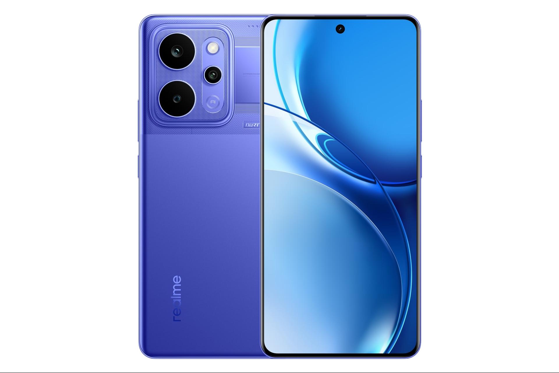 پنل جلو و پشت گوشی موبایل ریلمی P4 پاور آبی / Realme P4 Power