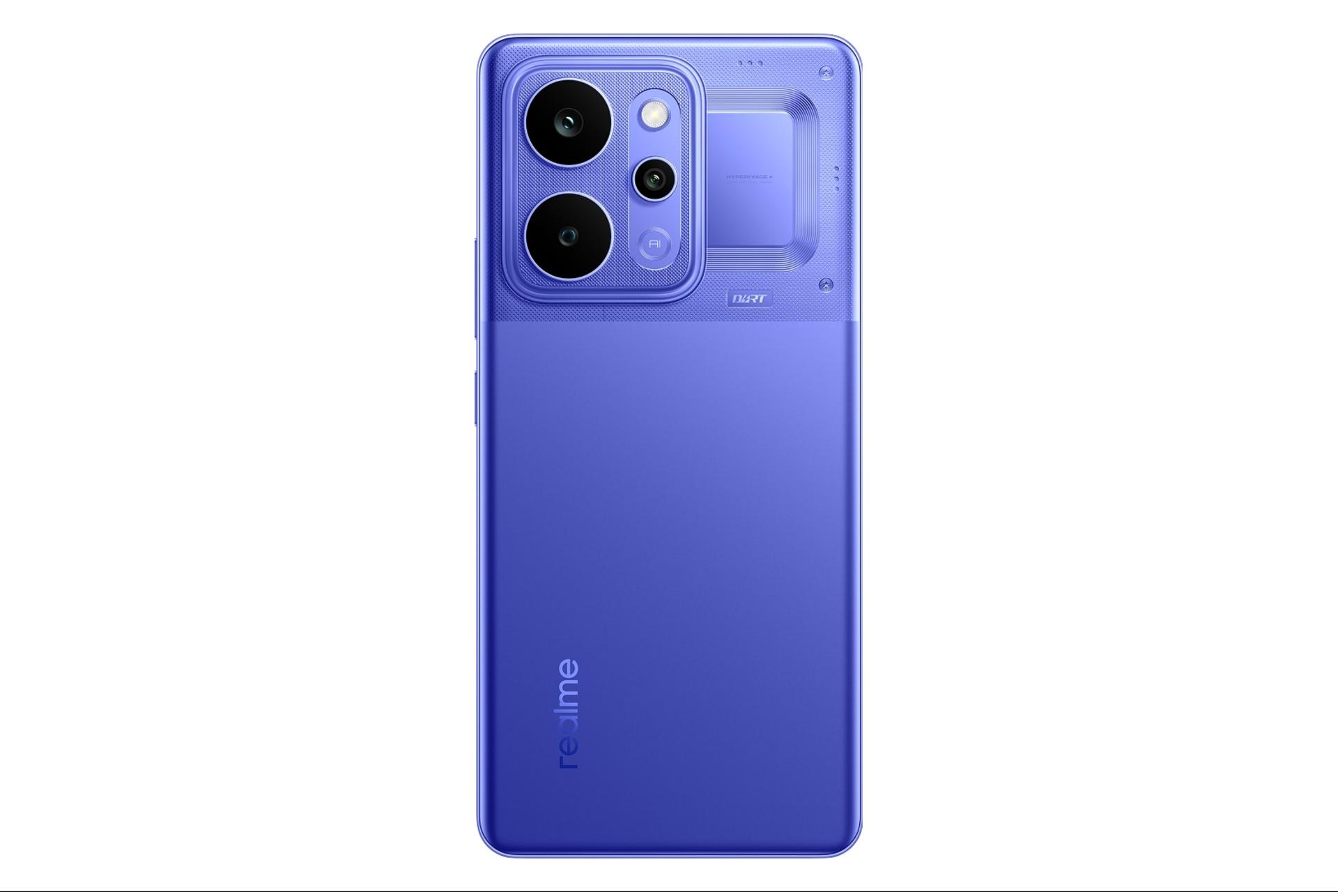 پنل پشت و چینش دوربین گوشی موبایل ریلمی P4 پاور آبی / Realme P4 Power
