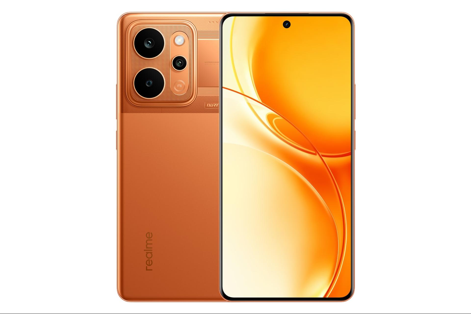 پنل جلو و پشت گوشی موبایل ریلمی P4 پاور نارنجی / Realme P4 Power