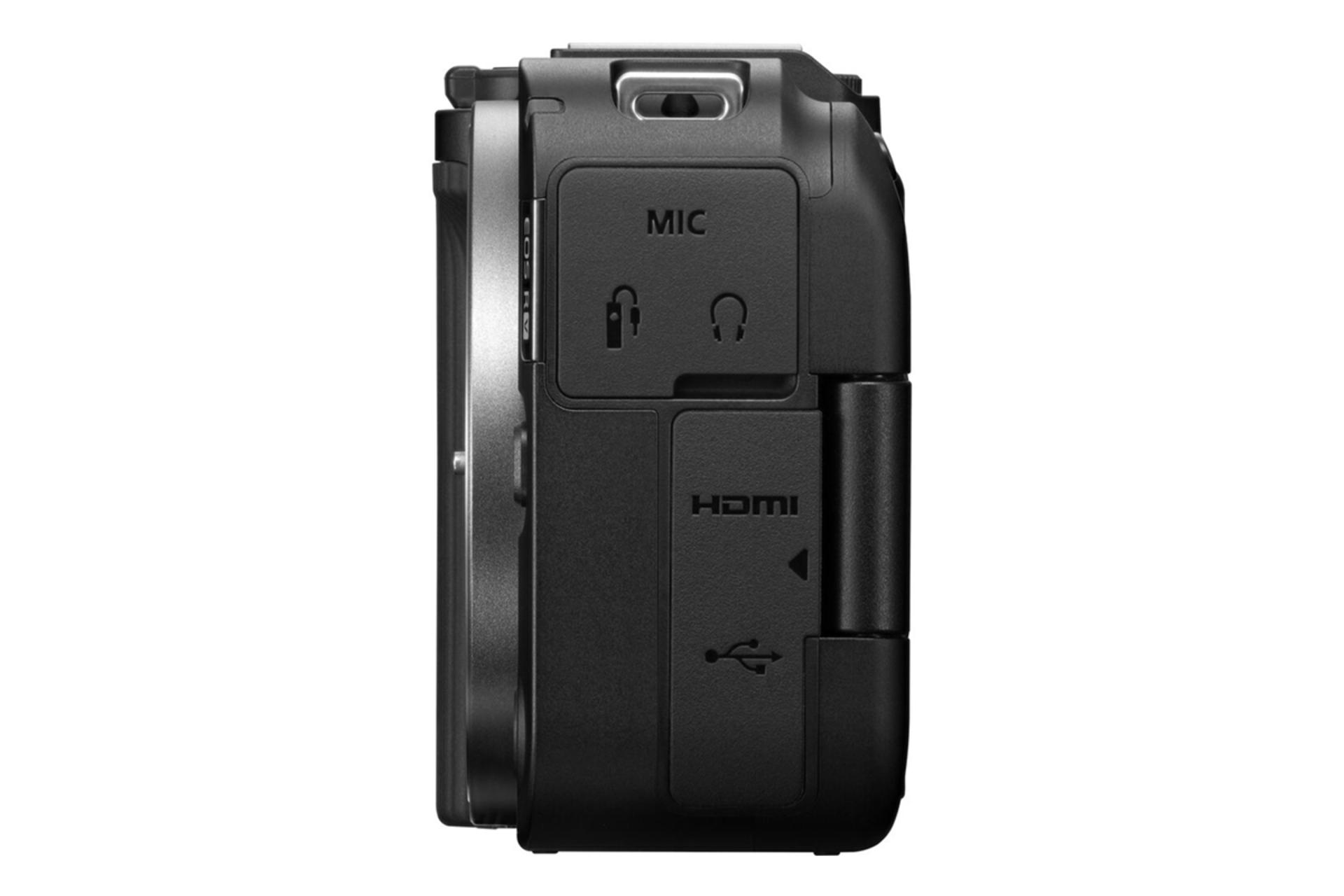 نمای کنار دوربین عکاسی کانن EOS R50 V