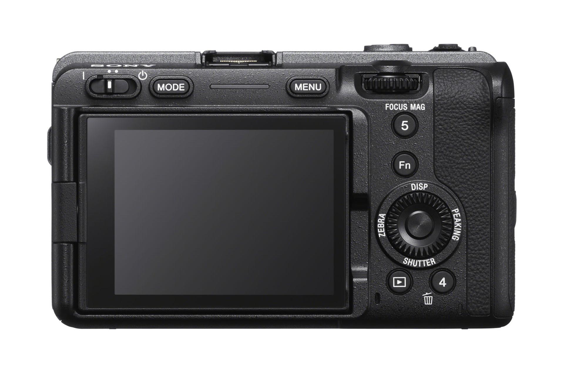 نمای پشت دوربین عکاسی سونی FX3A