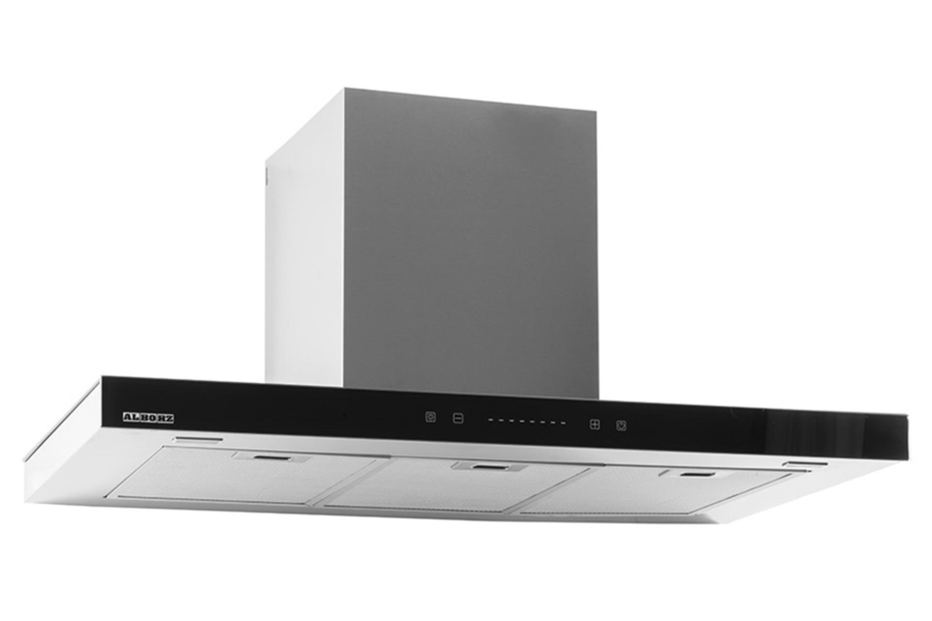 نمای سمت چپ هود استیل البرز SA-201