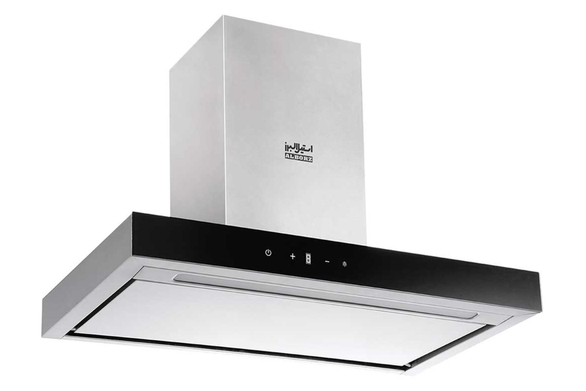 نمای سمت چپ هود استیل البرز SA-207