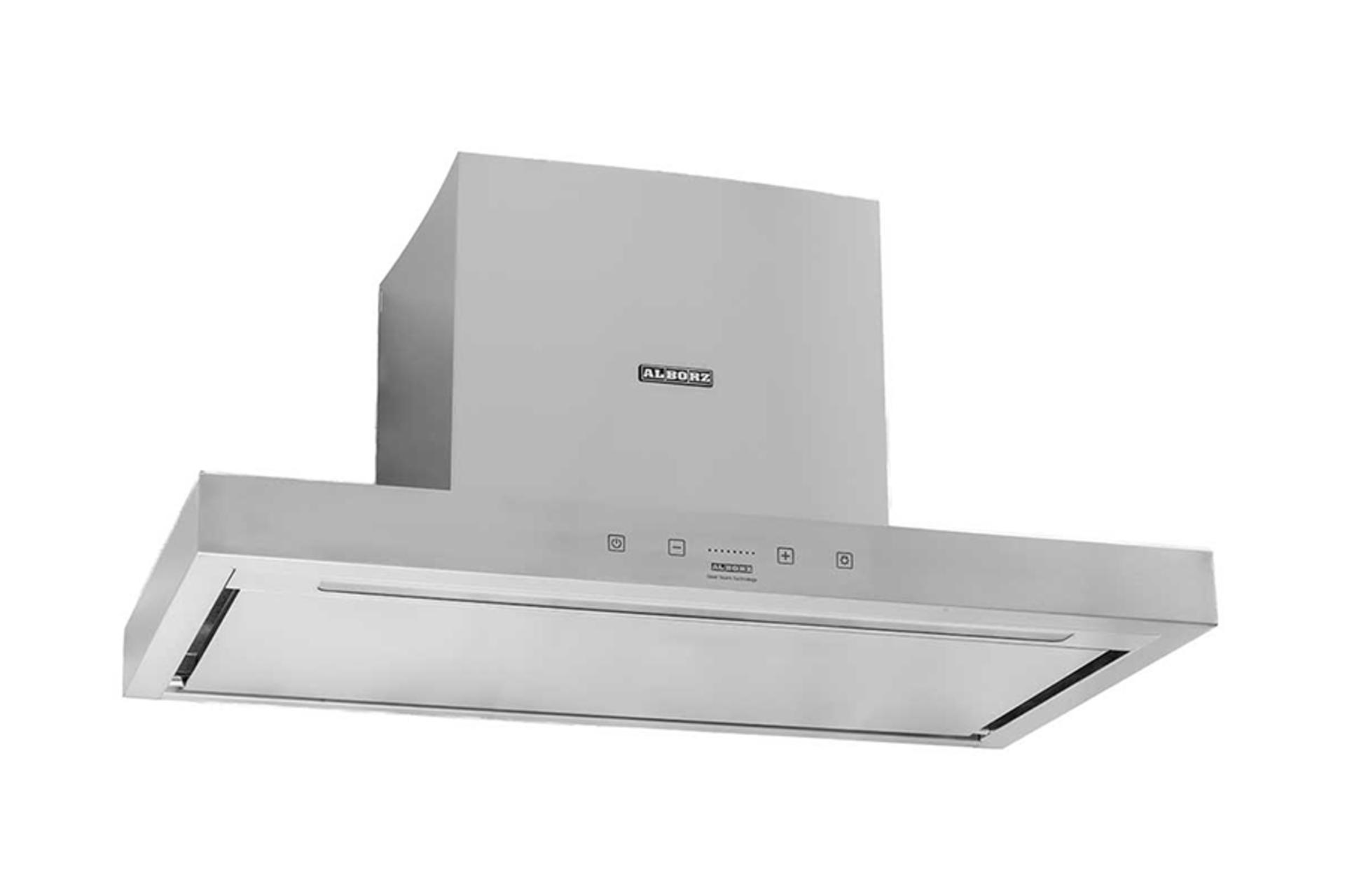 هود استیل البرز SA-208 رنگ نقره ای