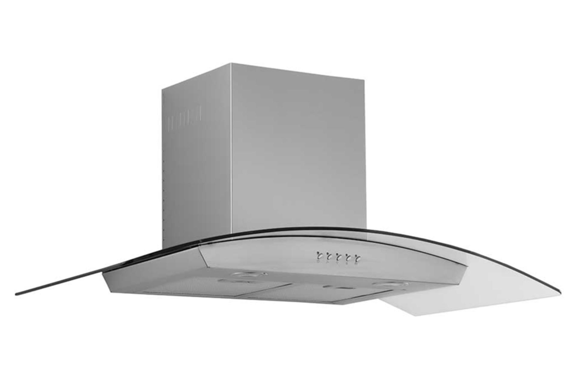 هود استیل البرز SA-101 رنگ نقره ای