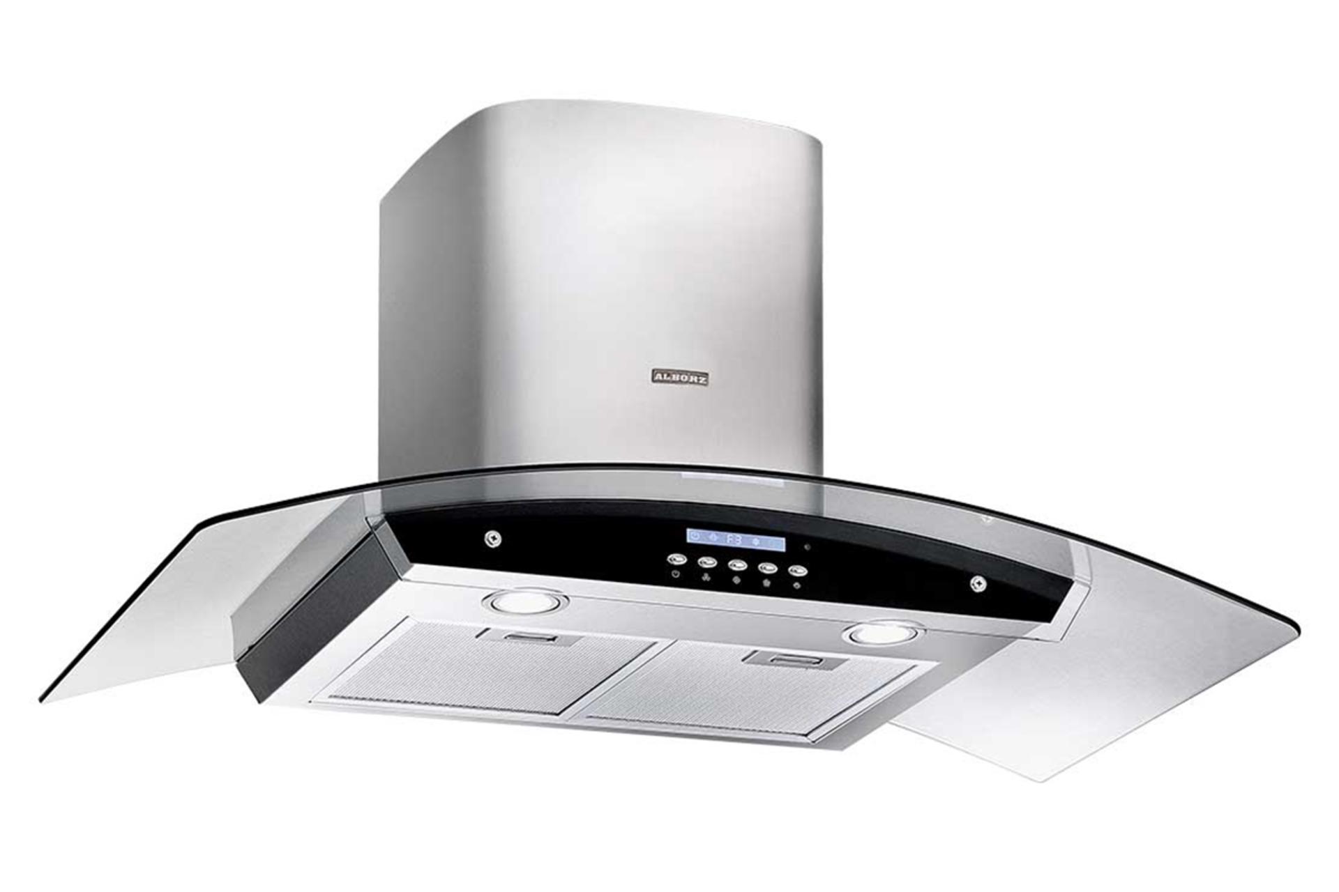 هود استیل البرز SA-120 رنگ نقره ای