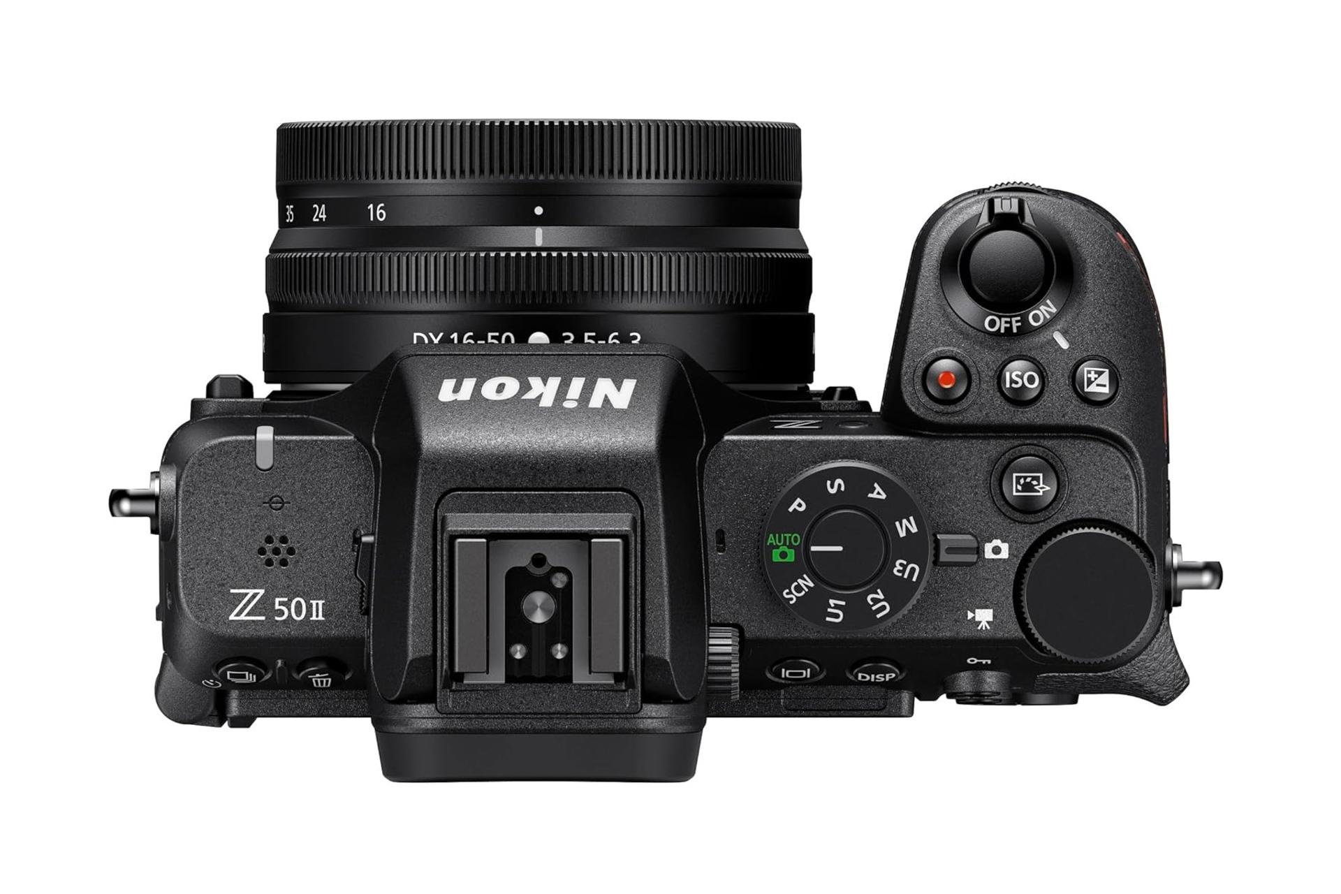 دوربین عکاسی نیکون Z50II نمای بالا