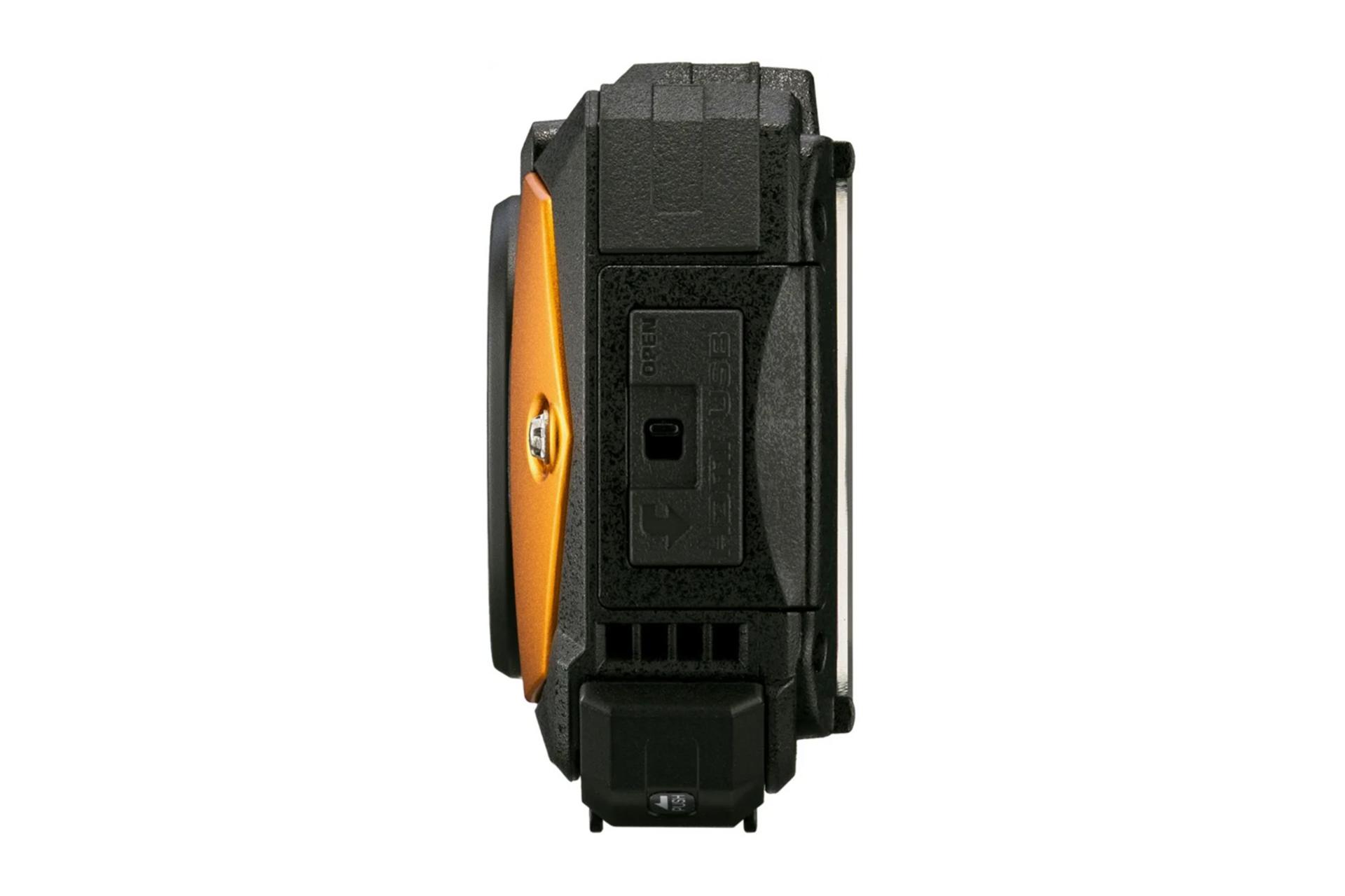 نمای کنار دوربین عکاسی ریکو WG-80