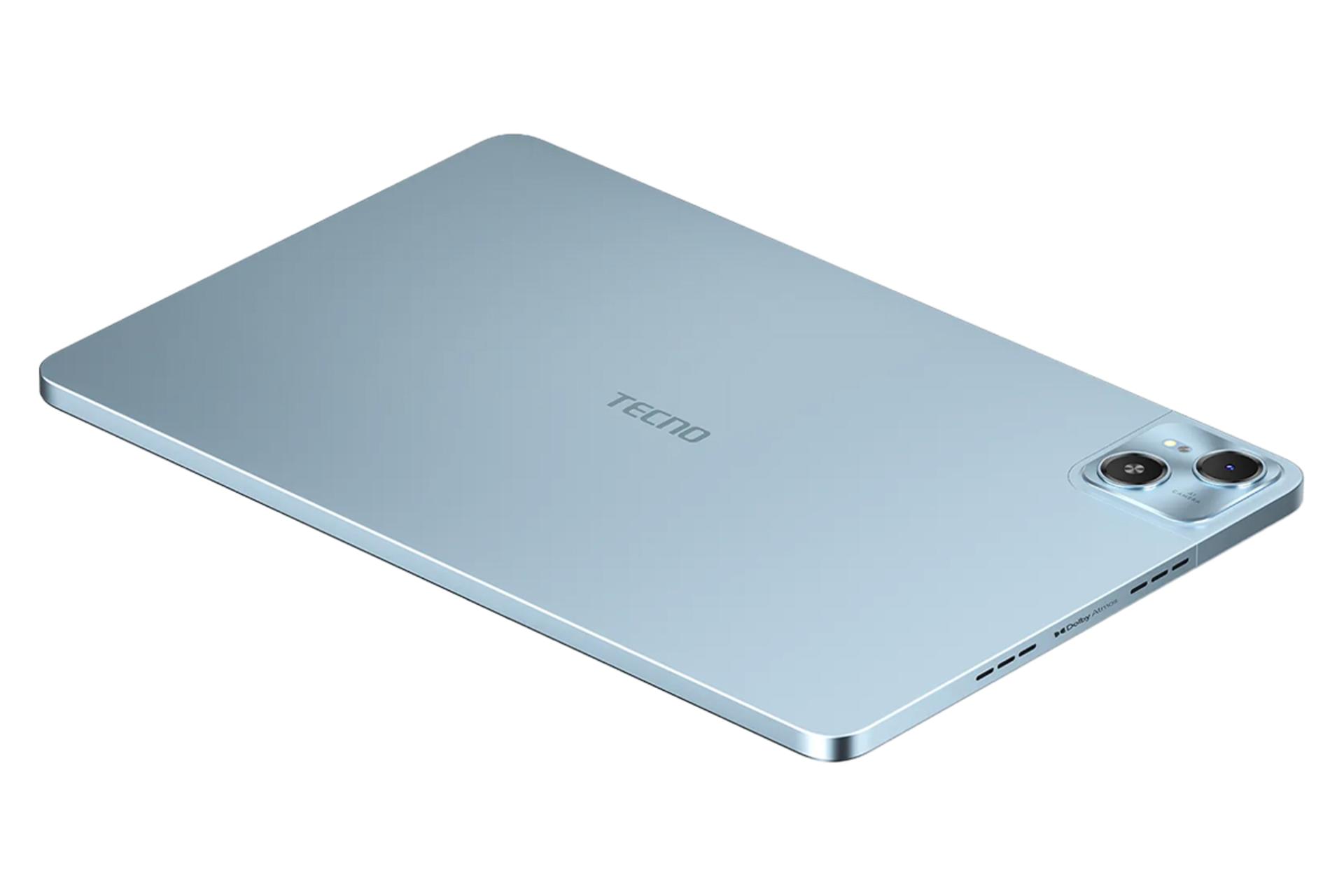 نمای پنل پشت تبلت تکنو مگاپد SE با نمایش لبه‌های کناری و پایین