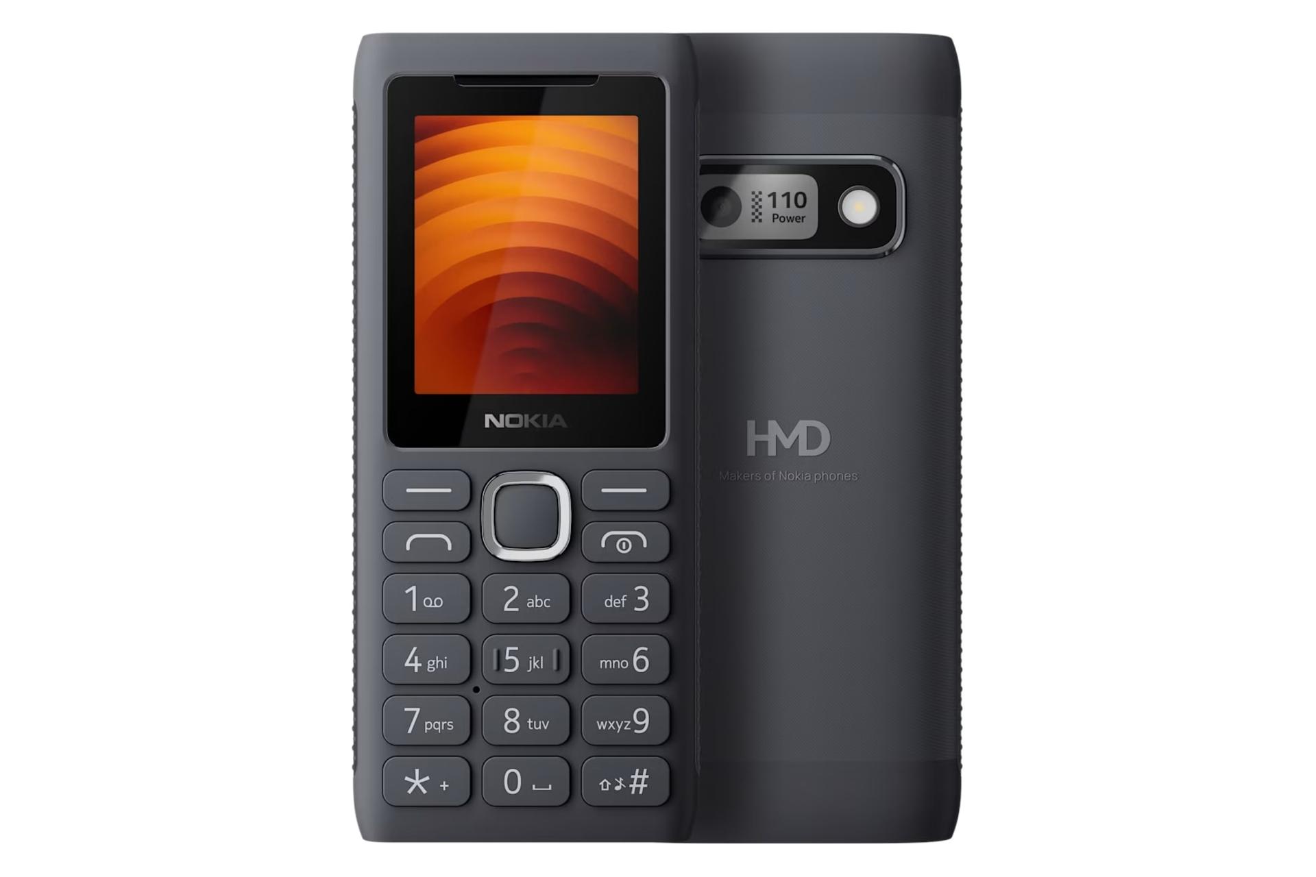 گوشی موبایل نوکیا 110 پاور خاکستری / Nokia 110 Power