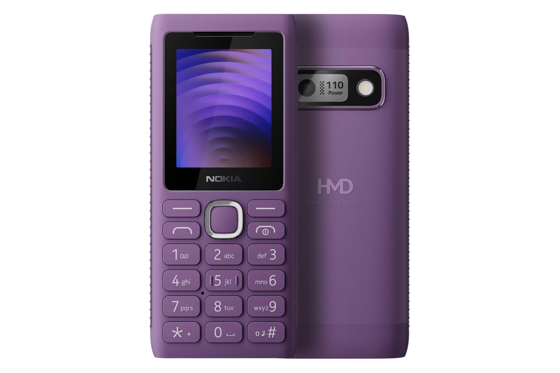 گوشی موبایل نوکیا 110 پاور بنفش / Nokia 110 Power