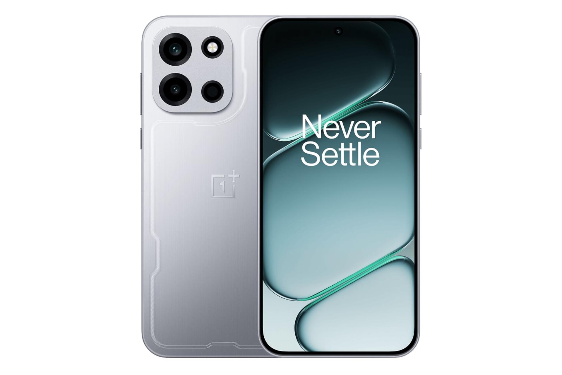 پنل جلو و پشت گوشی موبایل وان پلاس توربو 6 نقره ای / OnePlus Turbo 6