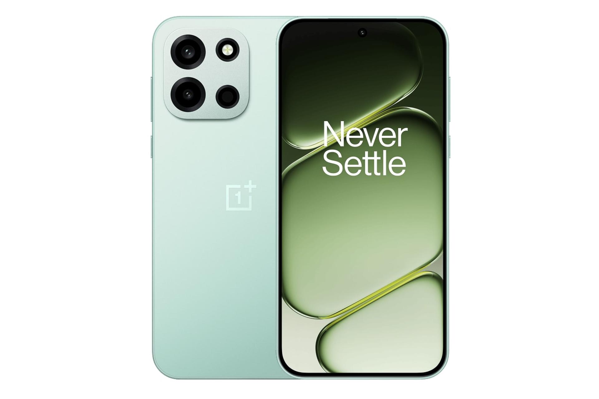 پنل جلو و پشت گوشی موبایل وان پلاس توربو 6 سبز نعنایی / OnePlus Turbo 6