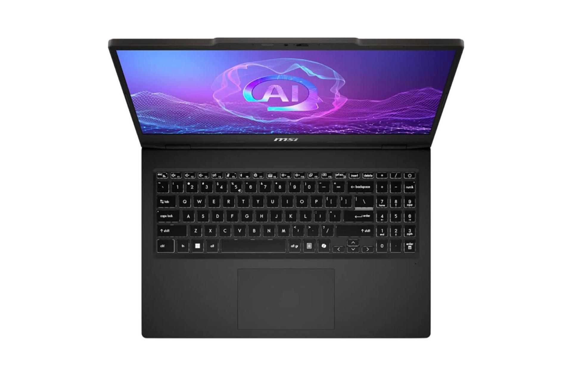 لپ تاپ VenturePro 15 A2RWEG ام اس آی نمای بالا