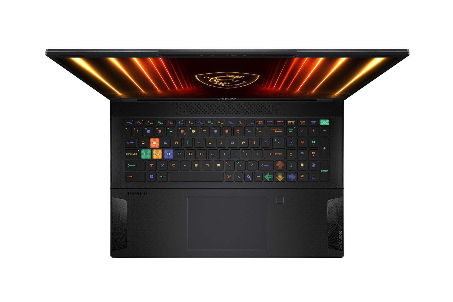 لپ تاپ Stealth 18 HX AI A2XWJG ام اس آی نمای بالا