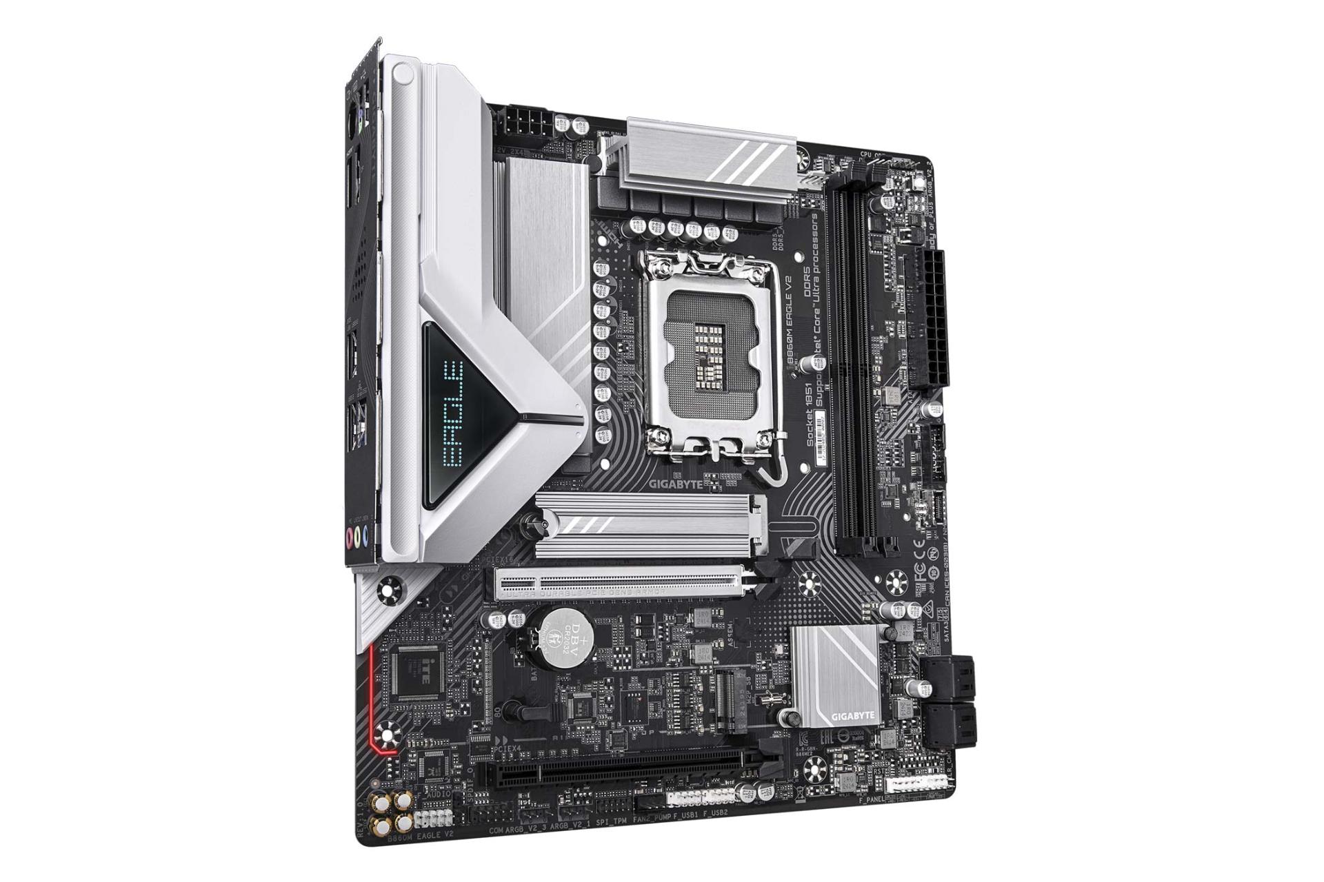 ابعاد و اندازه مادربرد گیگابایت B860M EAGLE V2