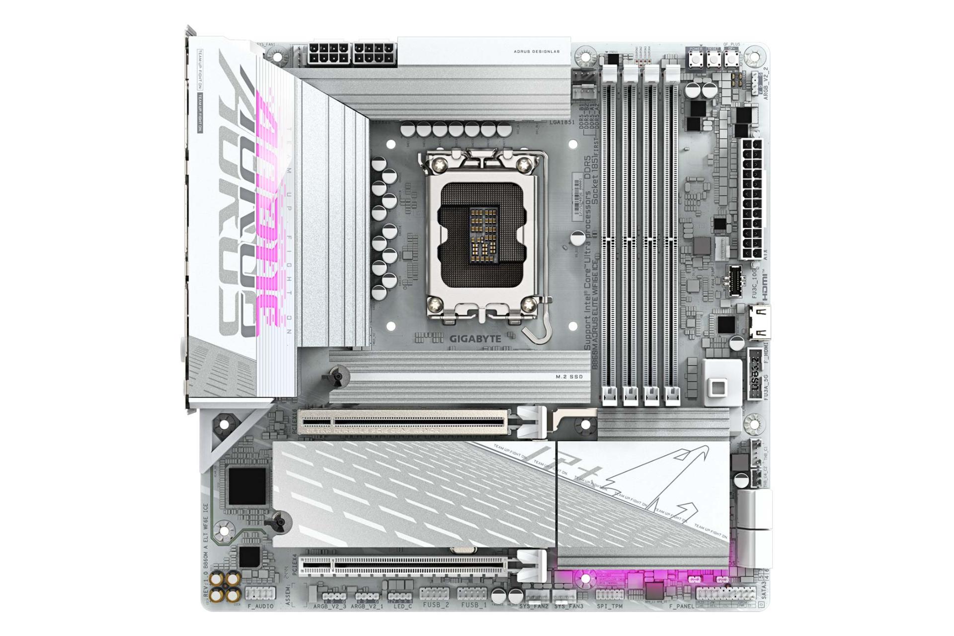 مادربرد گیگابایت B860M AORUS ELITE WIFI6E ICE