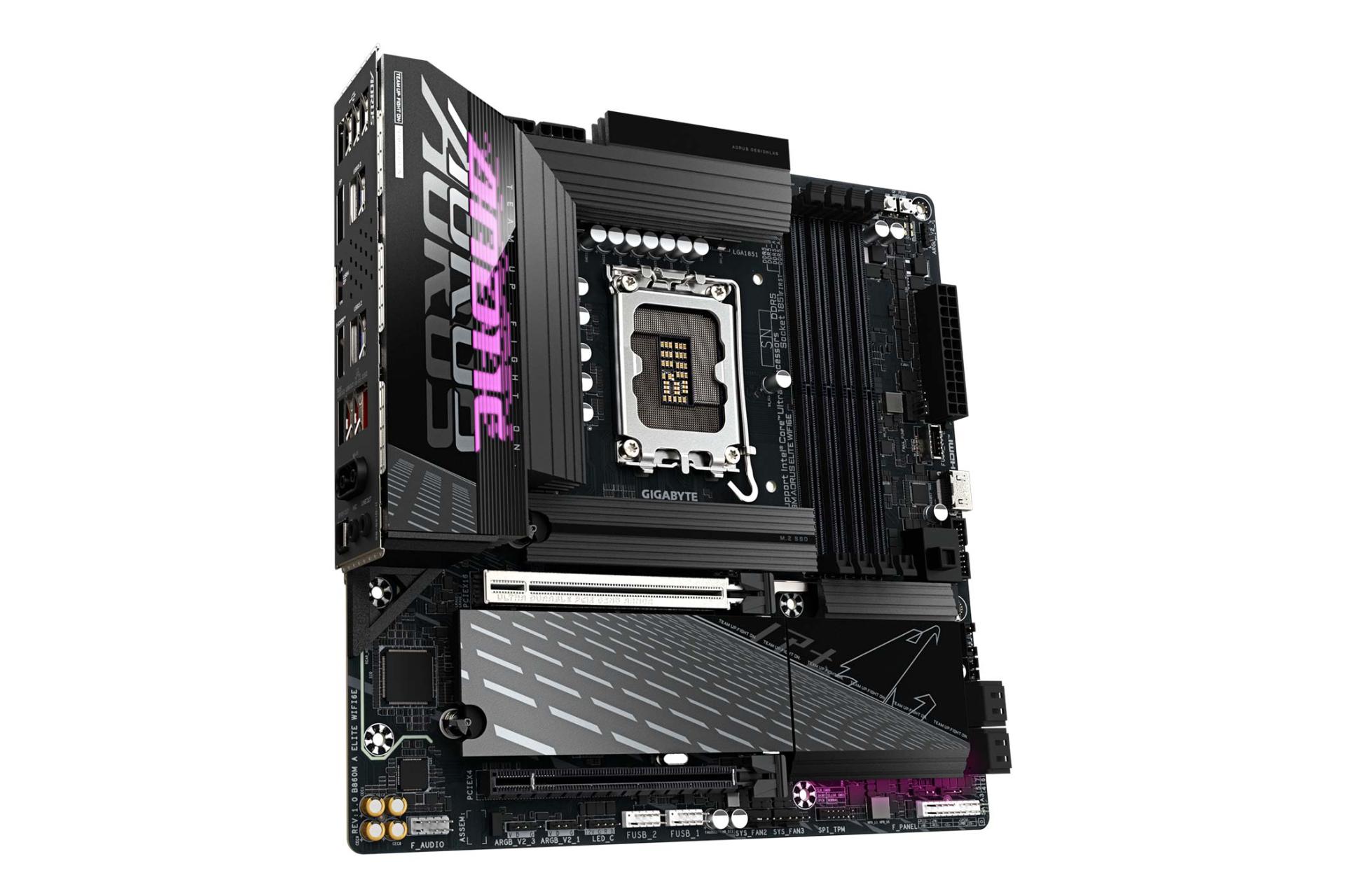 ابعاد و اندازه مادربرد گیگابایت B860M AORUS ELITE WIFI6E