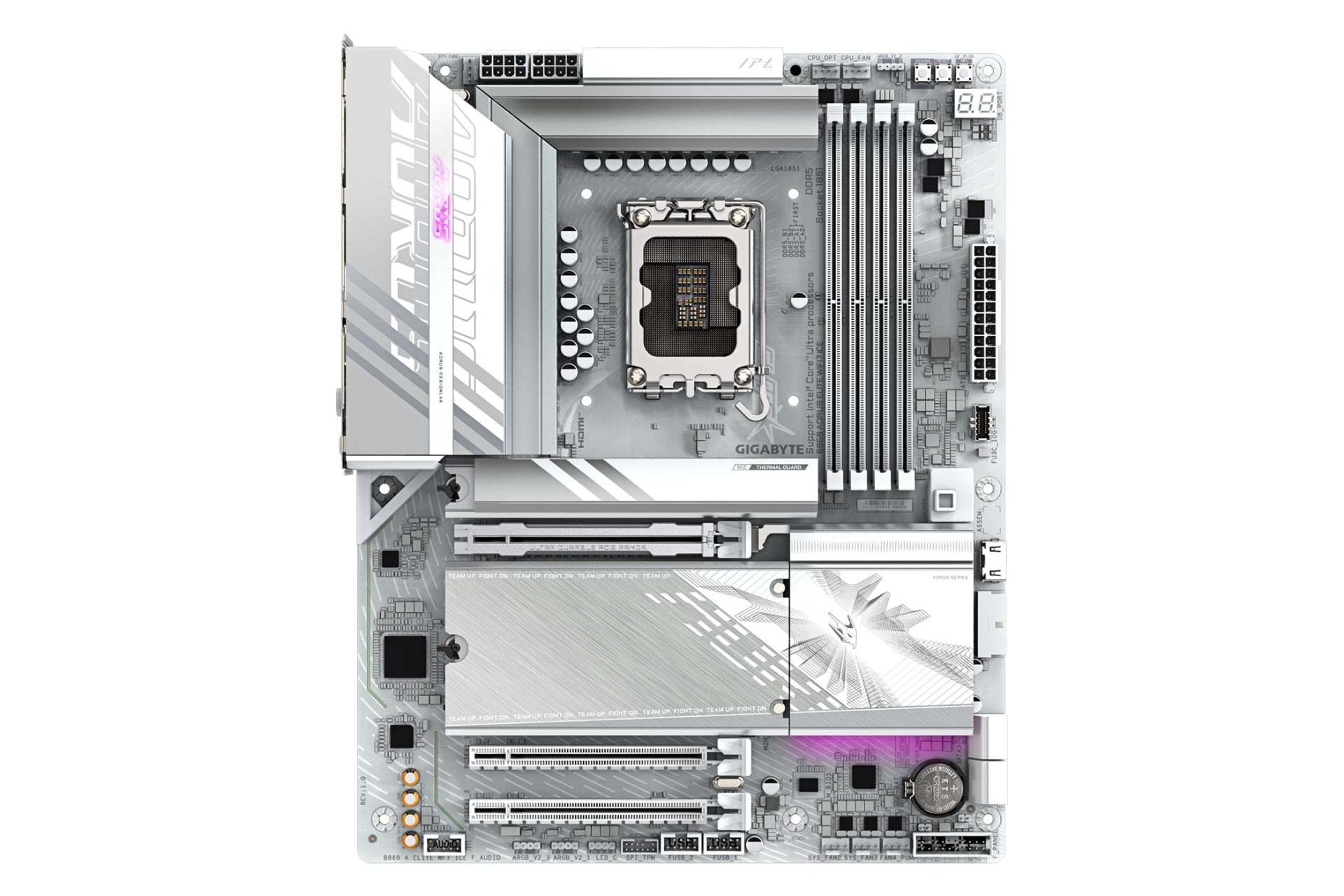 مادربرد گیگابایت B860 AORUS ELITE WIFI7 ICE