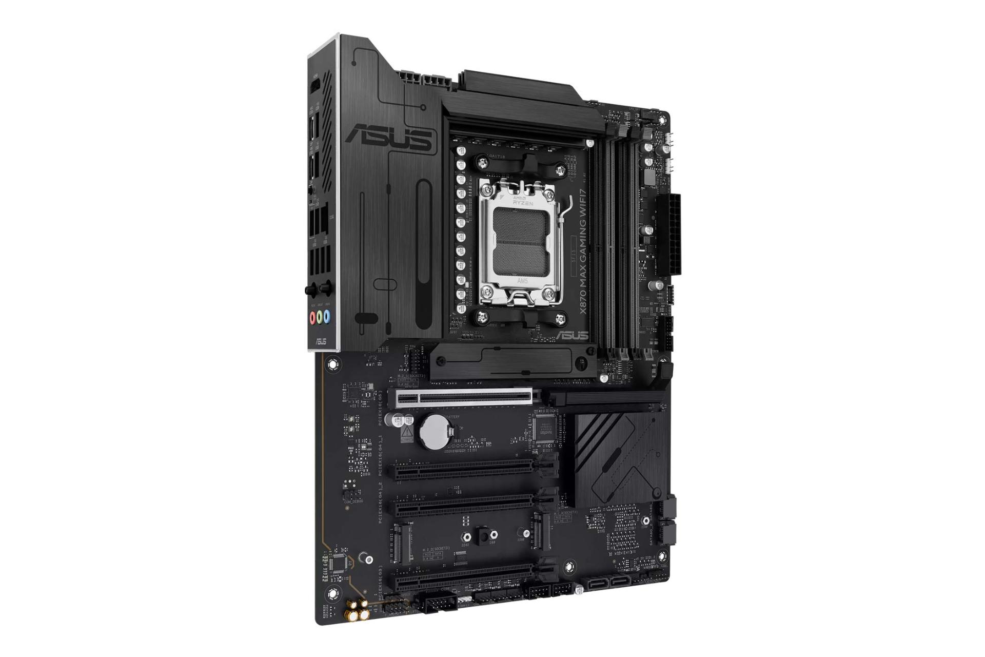 ابعاد و اندازه مادربرد ایسوس X870 MAX GAMING WIFI7