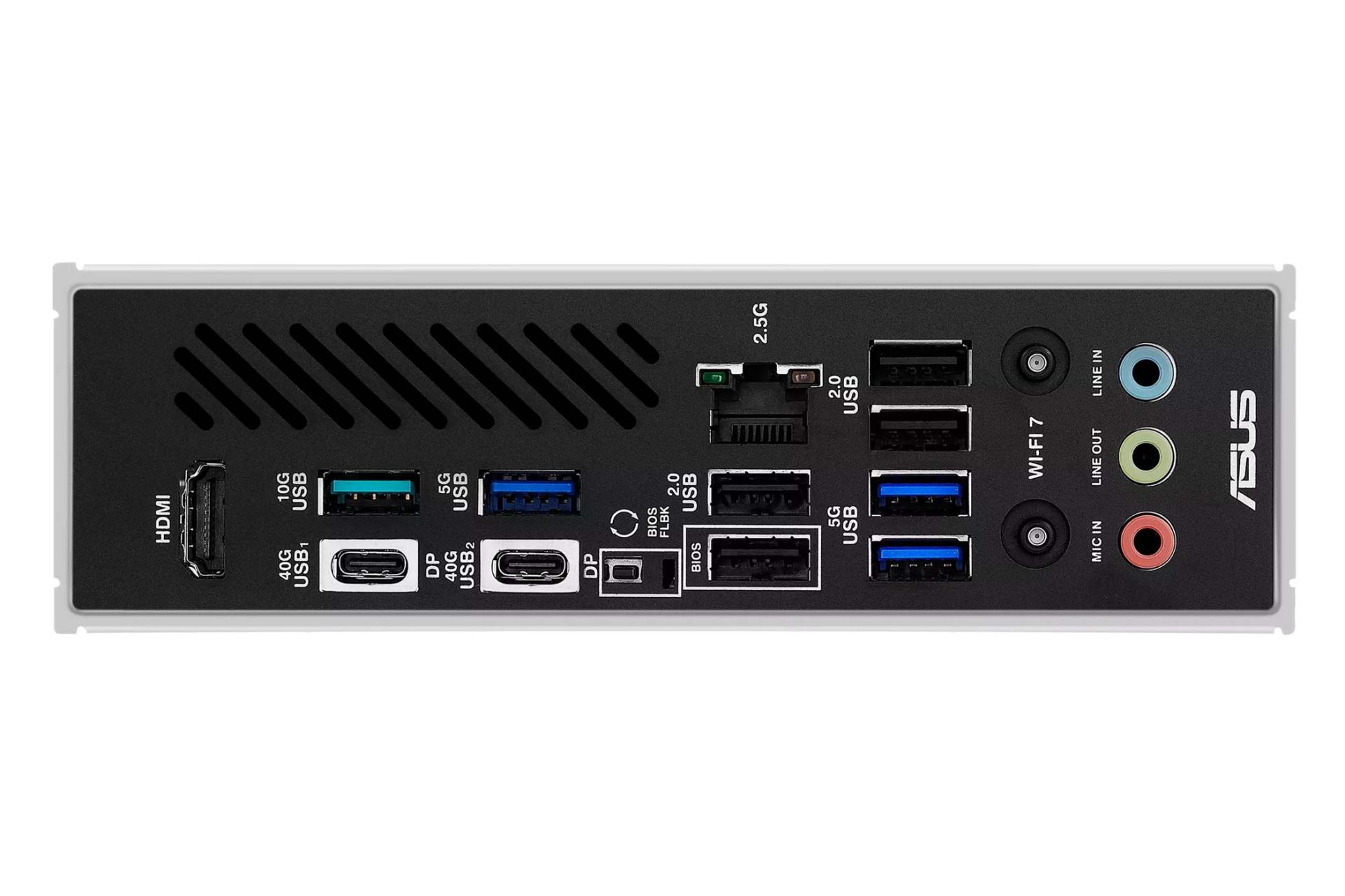 کانکتور مادربرد ایسوس X870 MAX GAMING WIFI7