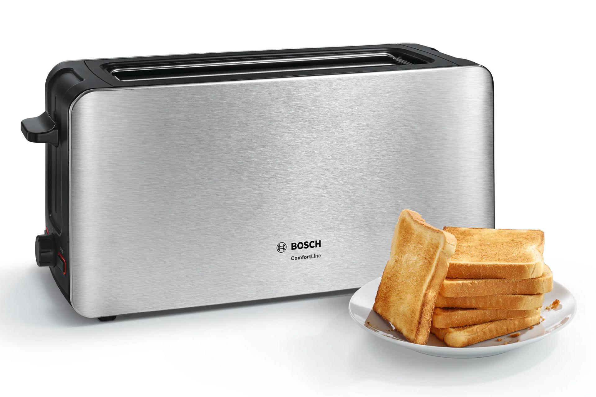 توستر بوش TAT6A803 رنگ نقره ای