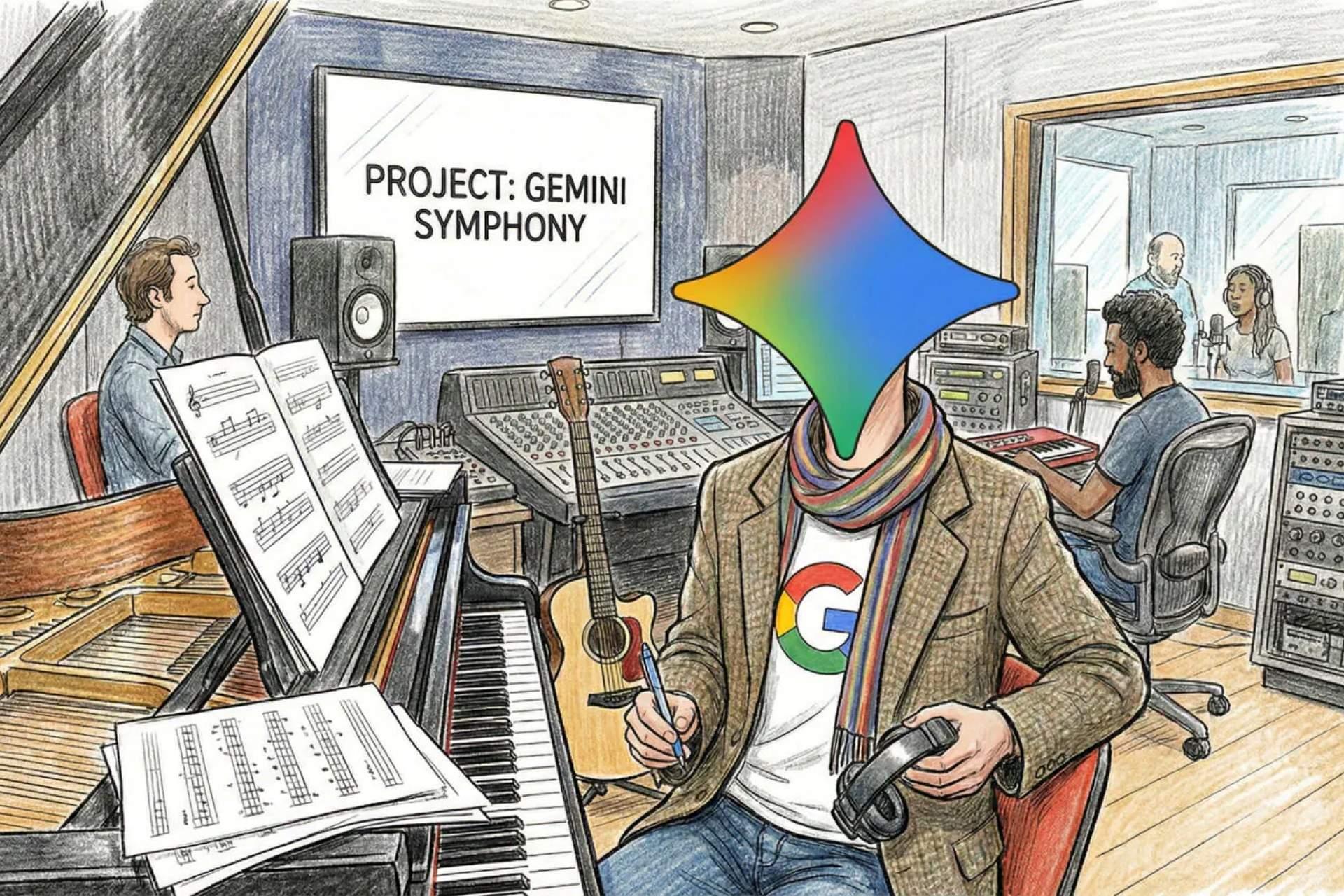 صفر تا صد آهنگ‌سازی با هوش مصنوعی؛ آپدیت مهم گوگل جمنای از راه رسید