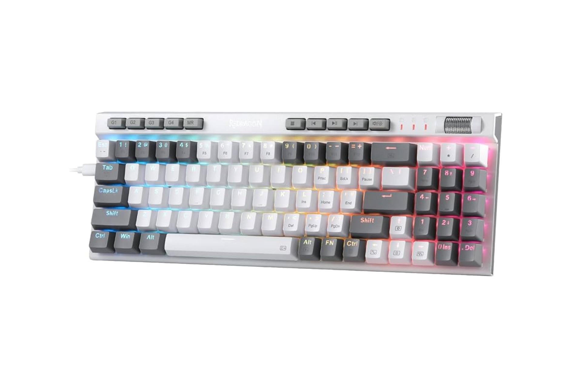 ابعاد و اندازه کیبورد ردراگون Redragon K655 RGB