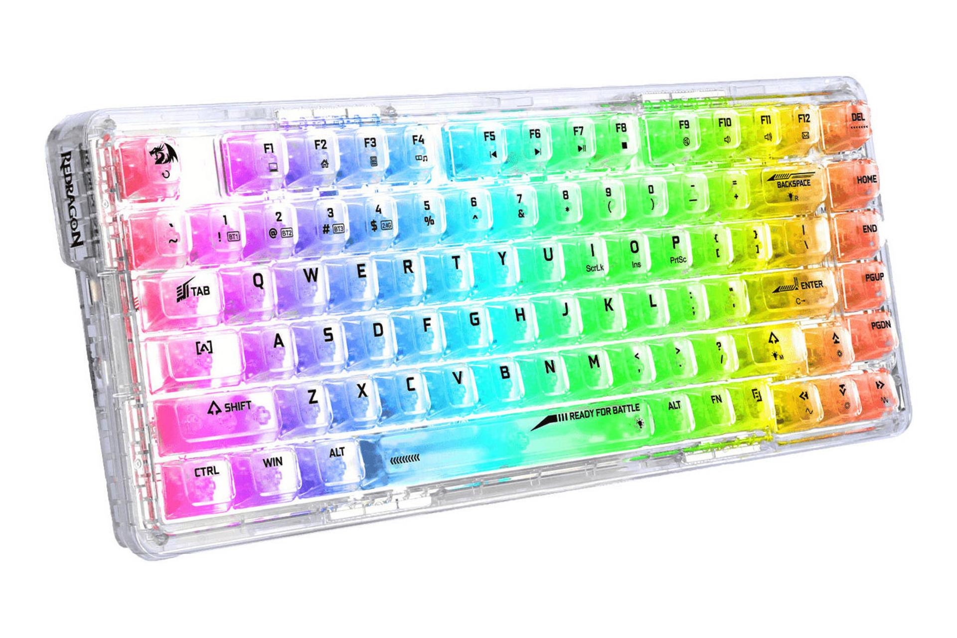 ابعاد و اندازه کیبورد ردراگون ELF PRO K649