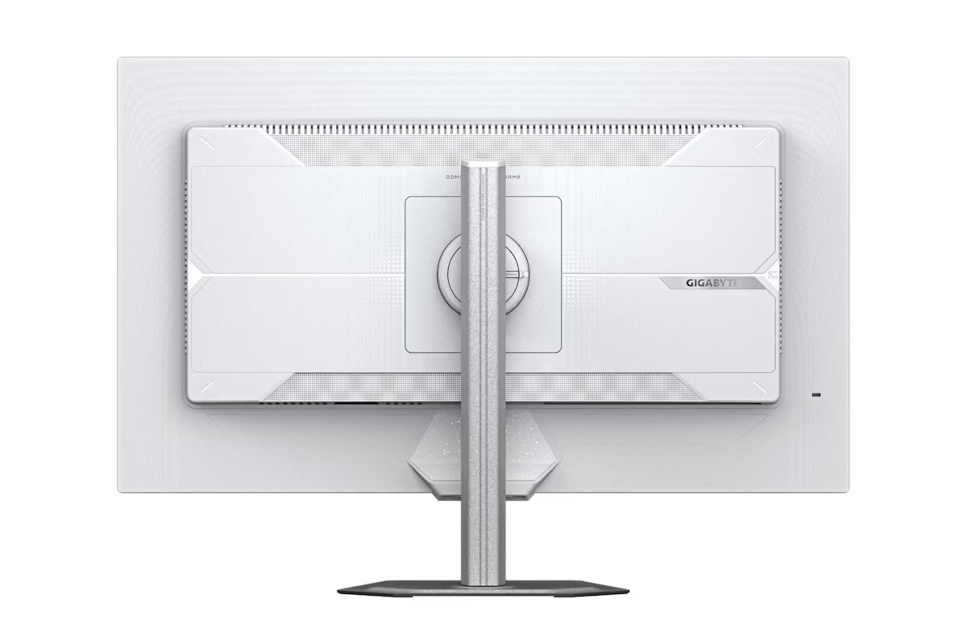 نمای پشت مانیتور گیگابایت 27 اینچ مدل M27UP ICE