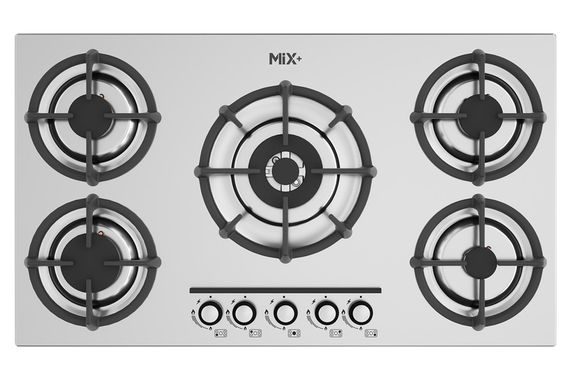اجاق گاز صفحه ای و رومیزی میکس پلاس S506 نمای بالا
