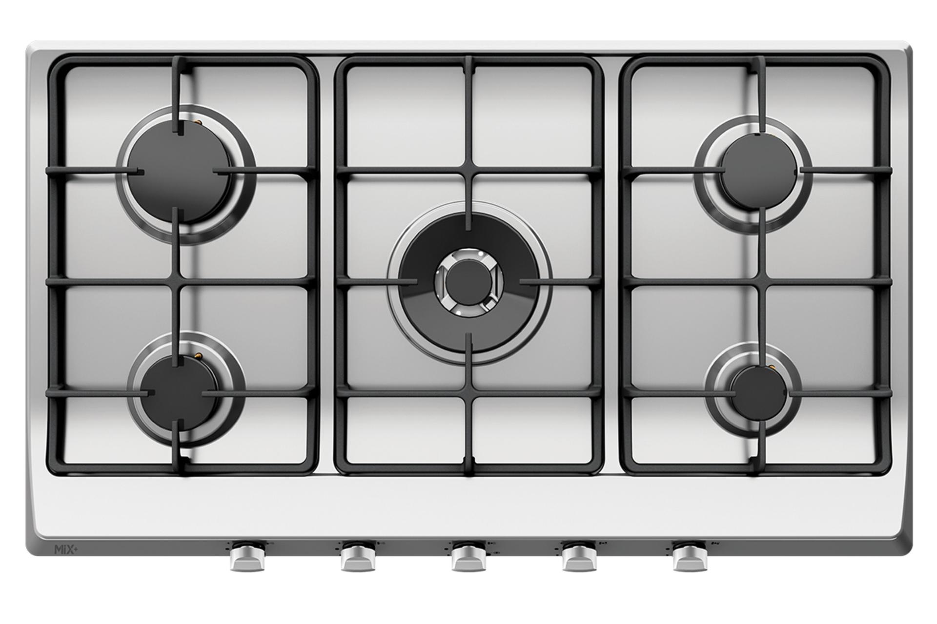 اجاق گاز صفحه ای و رومیزی میکس پلاس SD505 نمای بالا