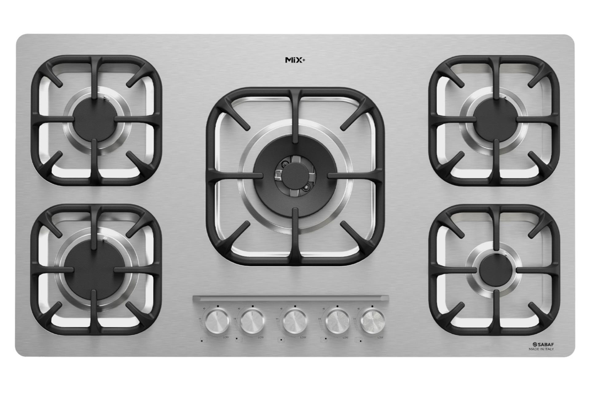 اجاق گاز صفحه ای و رومیزی میکس پلاس 523S نمای بالا