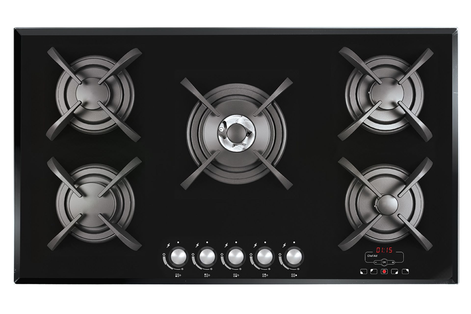 اجاق گاز صفحه ای و رومیزی میکس پلاس GT502 نمای بالا