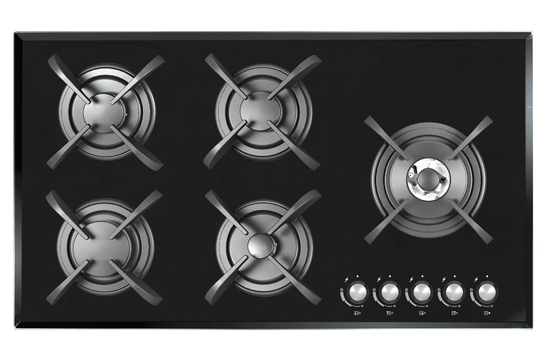 اجاق گاز صفحه ای و رومیزی میکس پلاس CG8507 نمای بالا