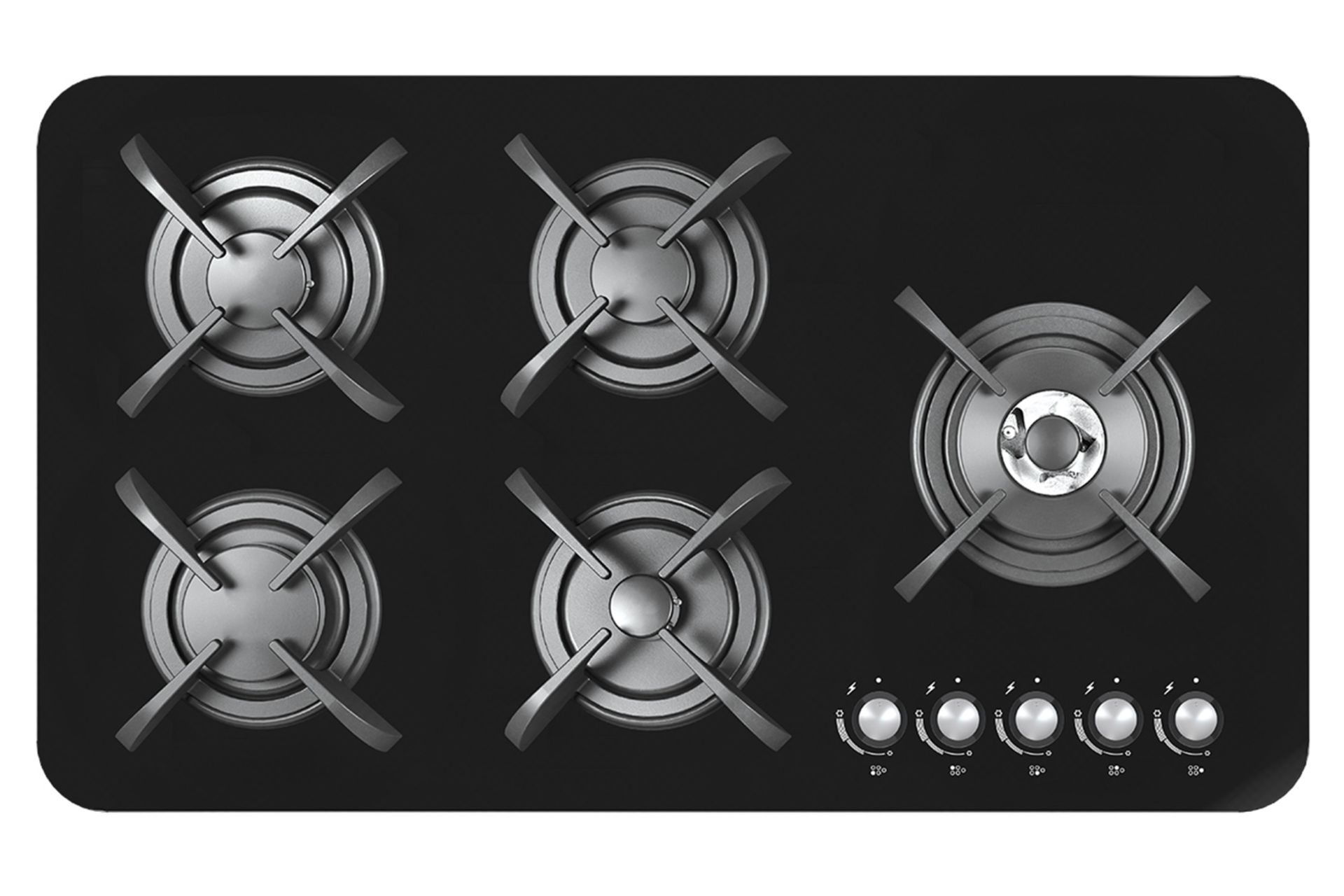 اجاق گاز صفحه ای و رومیزی میکس پلاس CG8504 نمای بالا