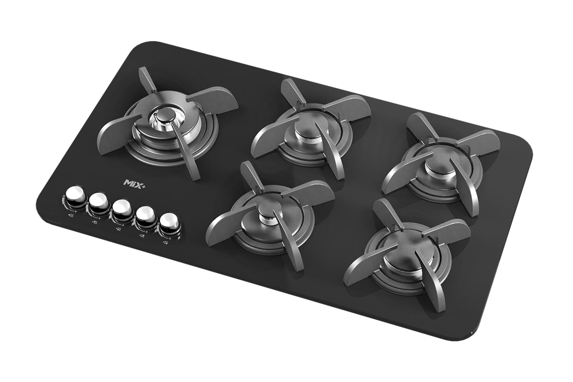 اجاق گاز صفحه ای و رومیزی میکس پلاس CG8503 رنگ مشکی