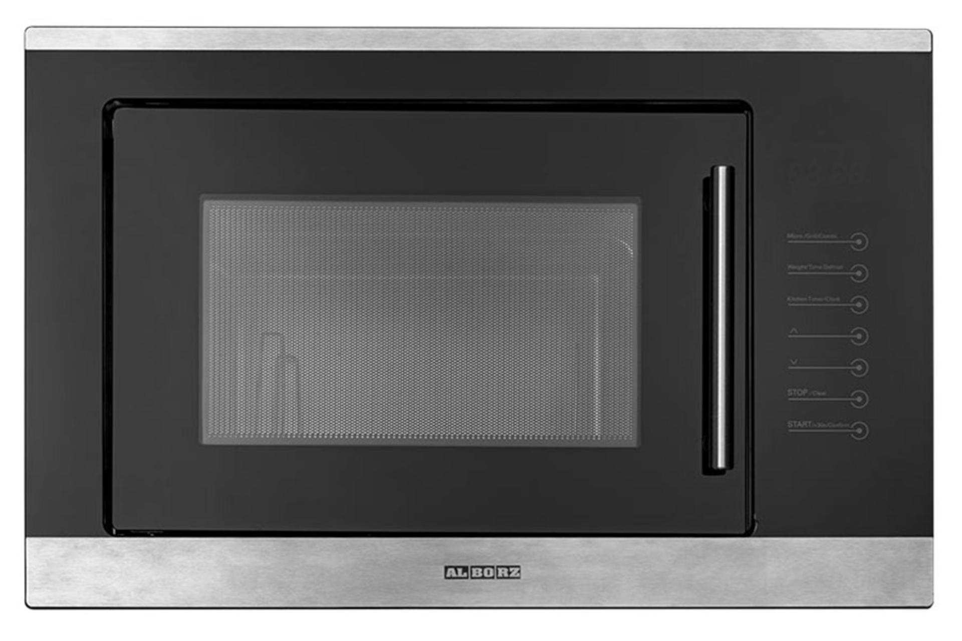 مایکروفر استیل البرز MS 252 نمای جلو