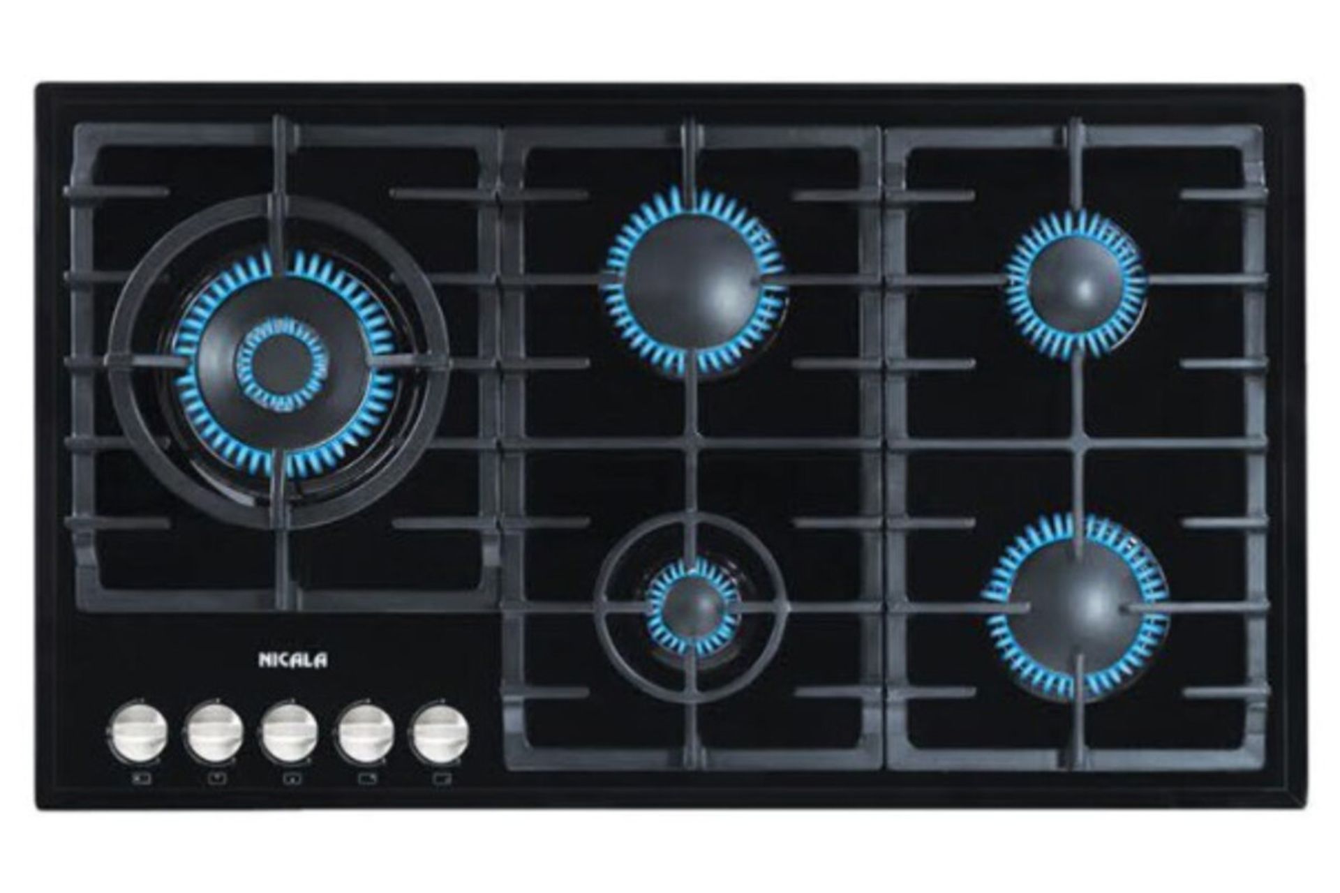 اجاق گاز صفحه ای و رومیزی نیک کالا GGH 302 نمای بالا