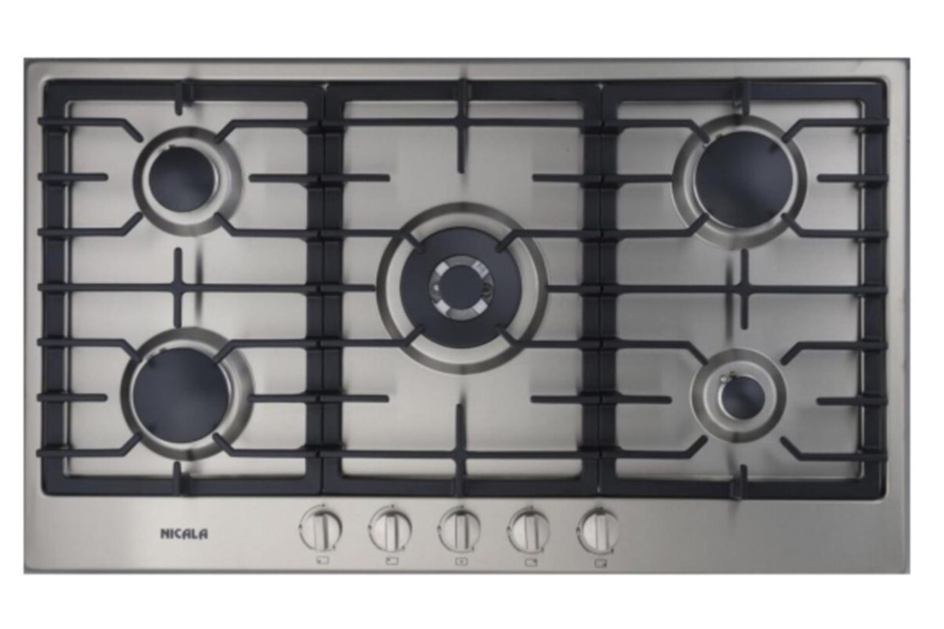 اجاق گاز صفحه ای و رومیزی نیک کالا SGH 202 نمای بالا