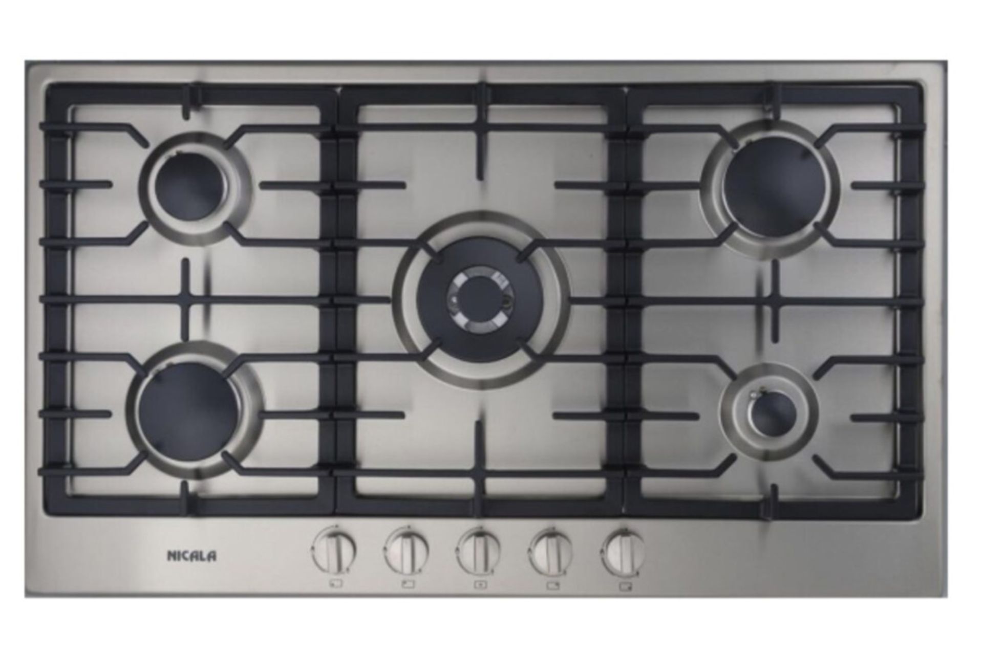 اجاق گاز صفحه ای و رومیزی نیک کالا SGH 202 نمای بالا