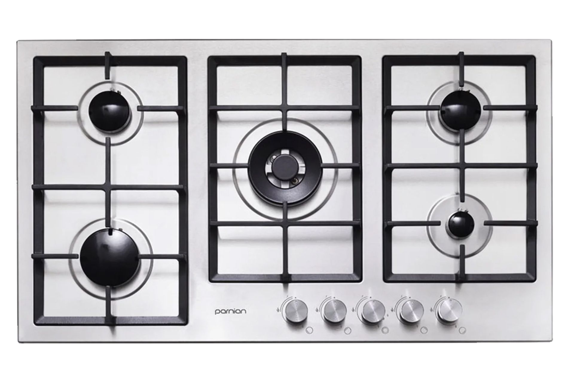 اجاق گاز صفحه ای و رومیزی پرنیان استیل PB 5303 نمای بالا