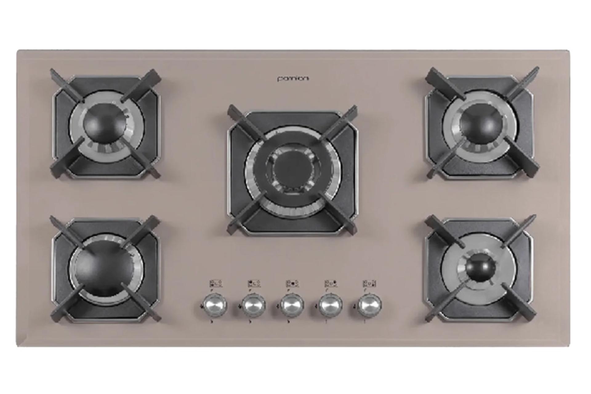 اجاق گاز صفحه ای و رومیزی پرنیان استیل PB 5209 BE نمای بالا