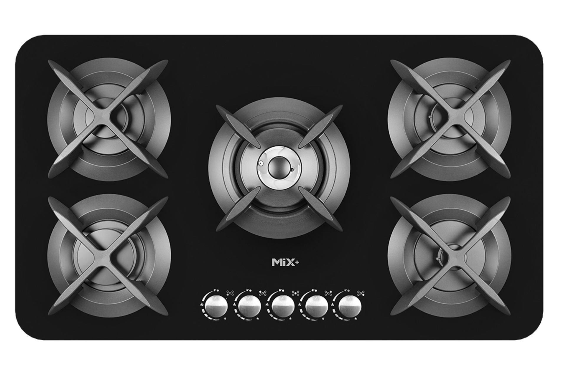 اجاق گاز صفحه ای و رومیزی میکس پلاس APPLE B نمای بالا