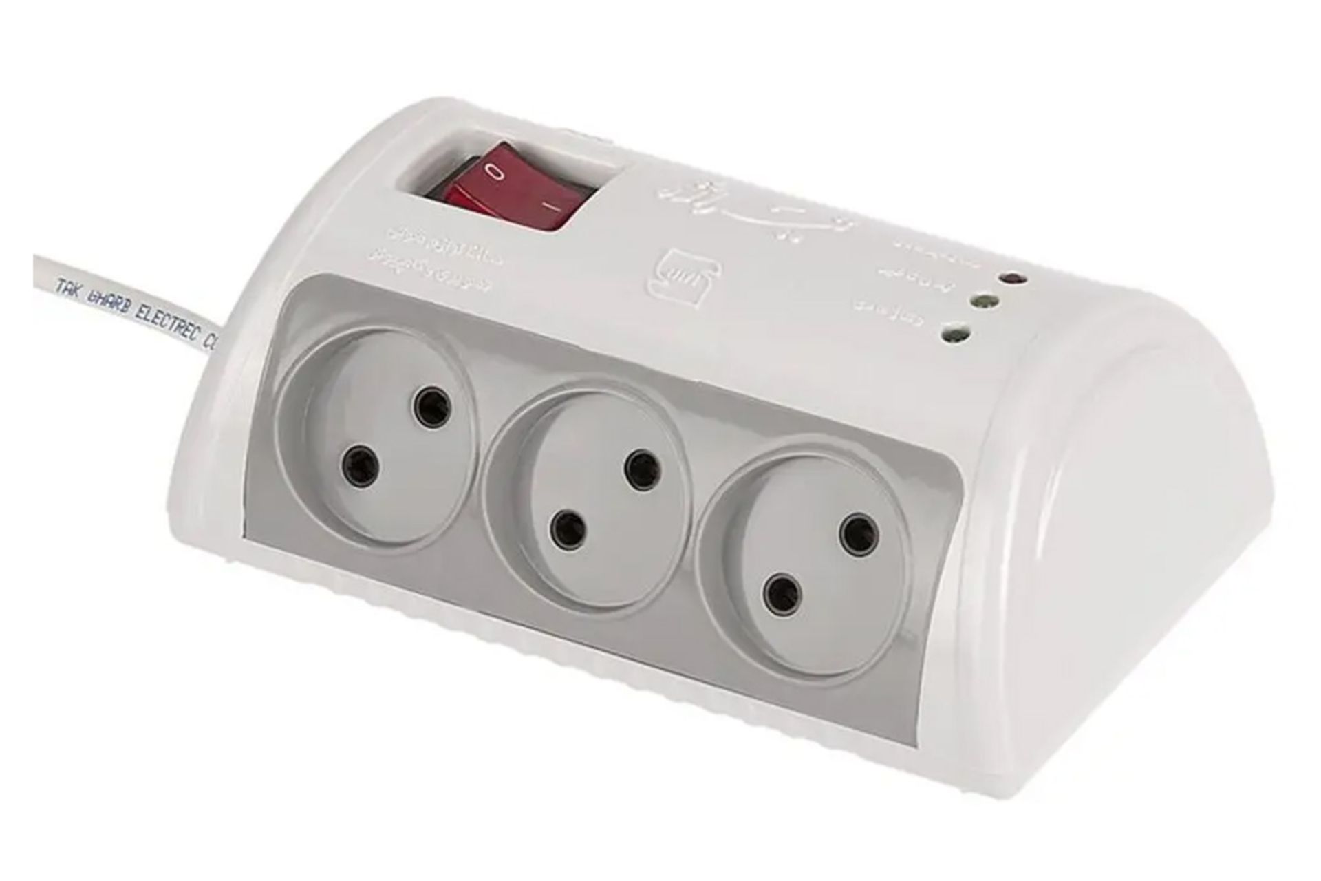 ابعاد و اندازه محافظ ولتاژ تیراژه مدل T106 با کابل 3 متر