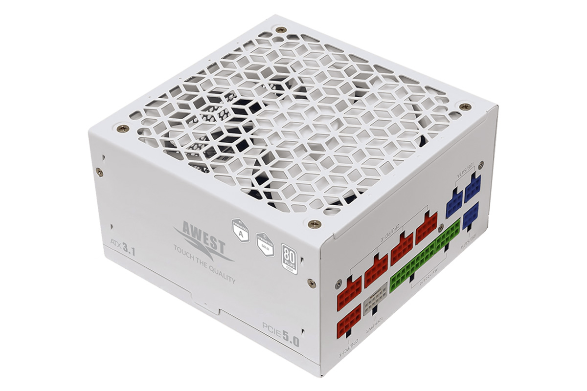 ابعاد و اندازه پاور کامپیوتر اوست AV750-GFW V3 با توان 750 وات